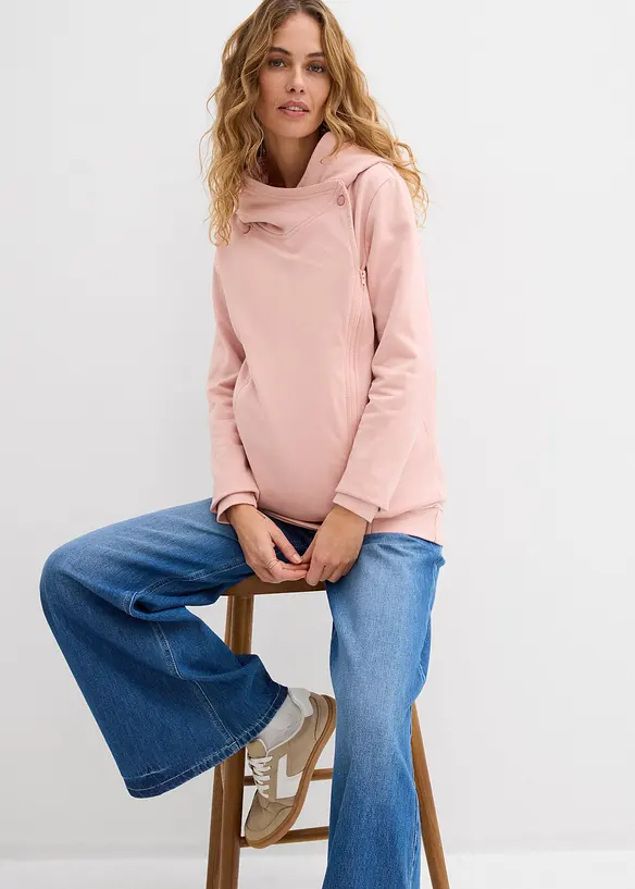 Mamma-sweatjakke med b&aelig;reinnlegg, bonprix