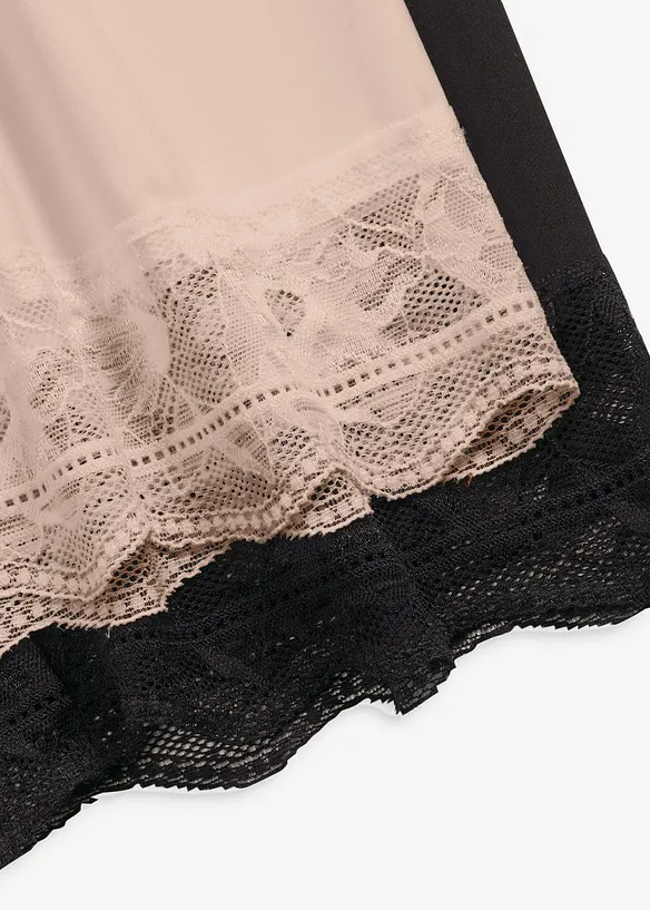 Sykkelshorts med kj&oslash;lende materiale og anti gnisse-effekt (2-pack), bonprix