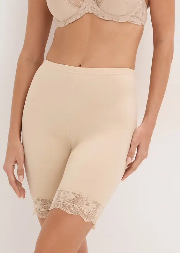 Sykkelshorts med kj&oslash;lende materiale og anti gnisse-effekt (2-pack), bonprix