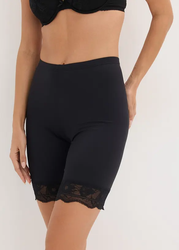 Sykkelshorts med kj&oslash;lende materiale og anti gnisse-effekt (2-pack), bonprix