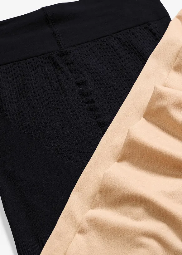 Fin Shape-str&oslash;mpebukse 30 DEN (2-pack), bonprix