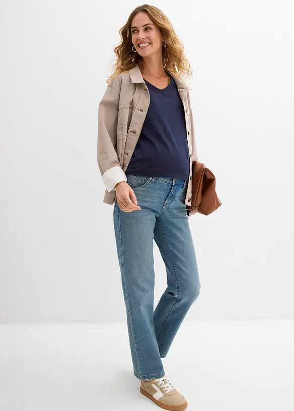 Mammajeans for graviditeten og etterp&aring;, ankellang, bonprix