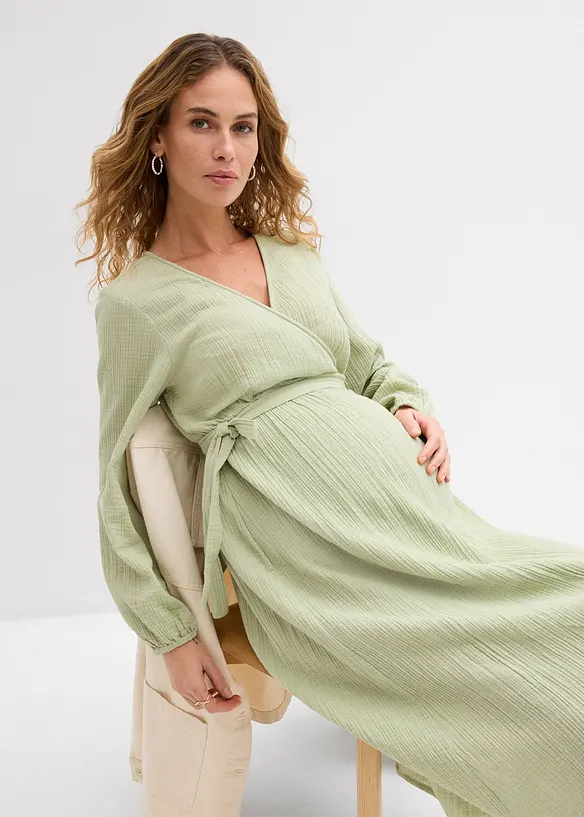 2-i-1-mamma- og ammekjole i bomullsmusselin, bonprix