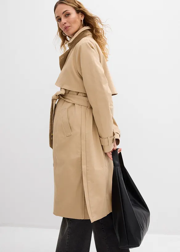 Mammak&aring;pe i trench-stil med b&aelig;reinnlegg, bonprix