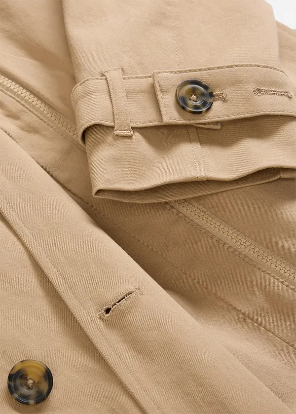 Mammak&aring;pe i trench-stil med b&aelig;reinnlegg, bonprix