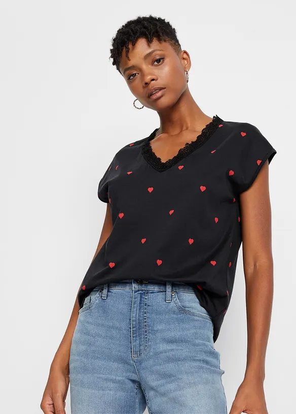 Topp i 100% bomull, bonprix