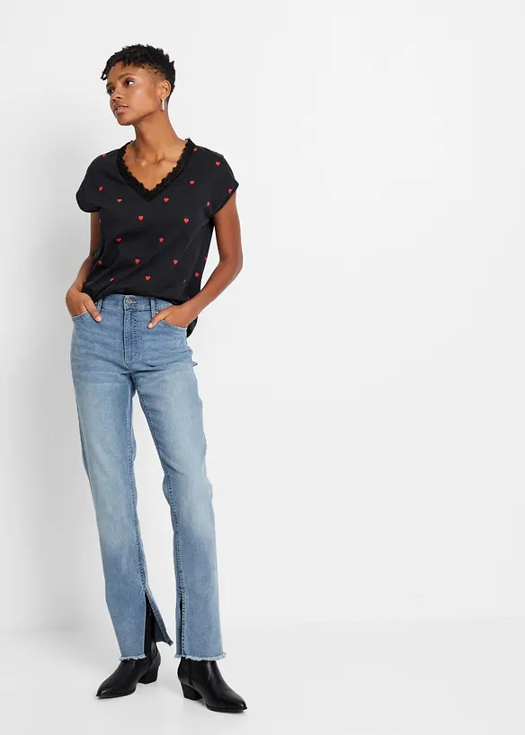 Topp i 100% bomull, bonprix