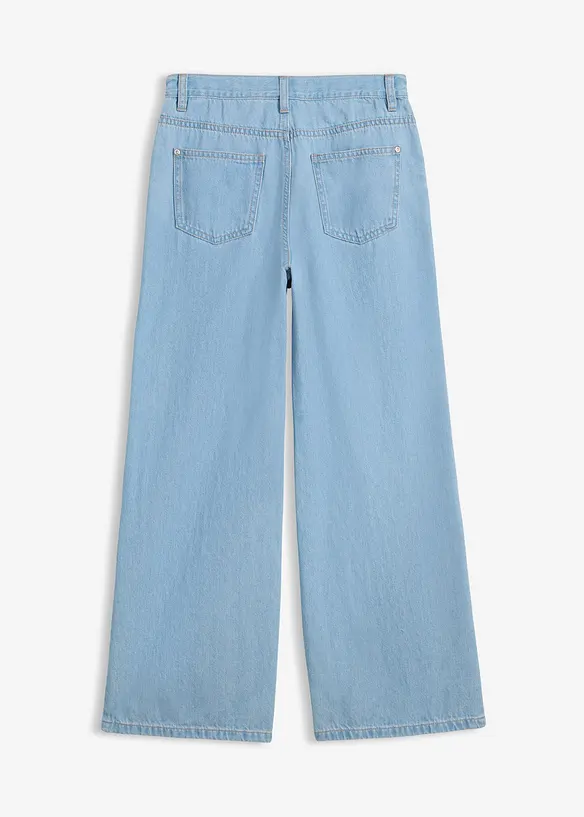 Wide Leg-jeans Mid Waist, bonprix