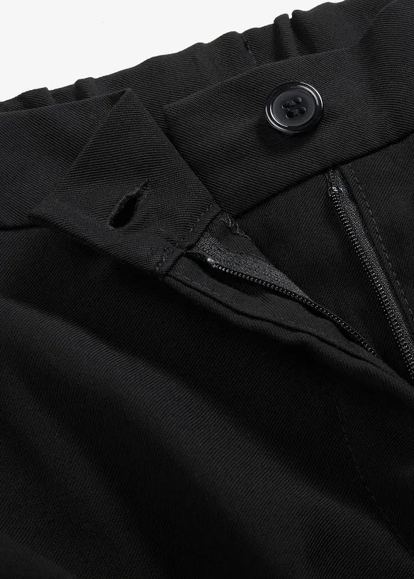 Bukse i lett viskosemateriale med vide ben, bonprix