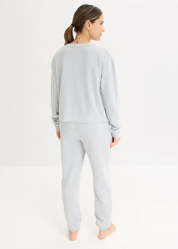 Kosedress av myk vaffeljersey, bonprix