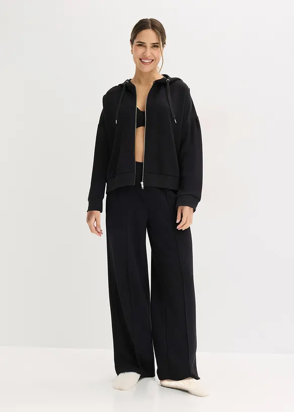 Kosedress i scubamateriale, litt kortere overdel, bonprix