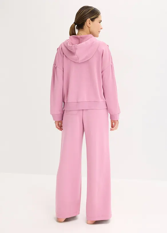 Kosedress i scubamateriale, litt kortere overdel, bonprix