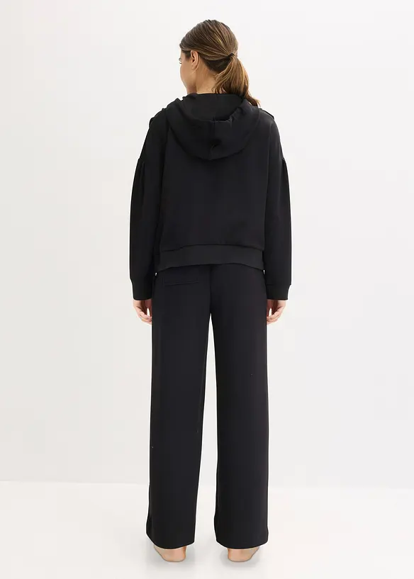 Kosedress i scubamateriale, litt kortere overdel, bonprix