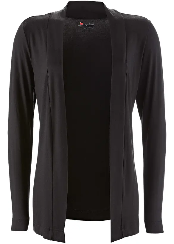 Trikotjakke i myk viskose, bonprix