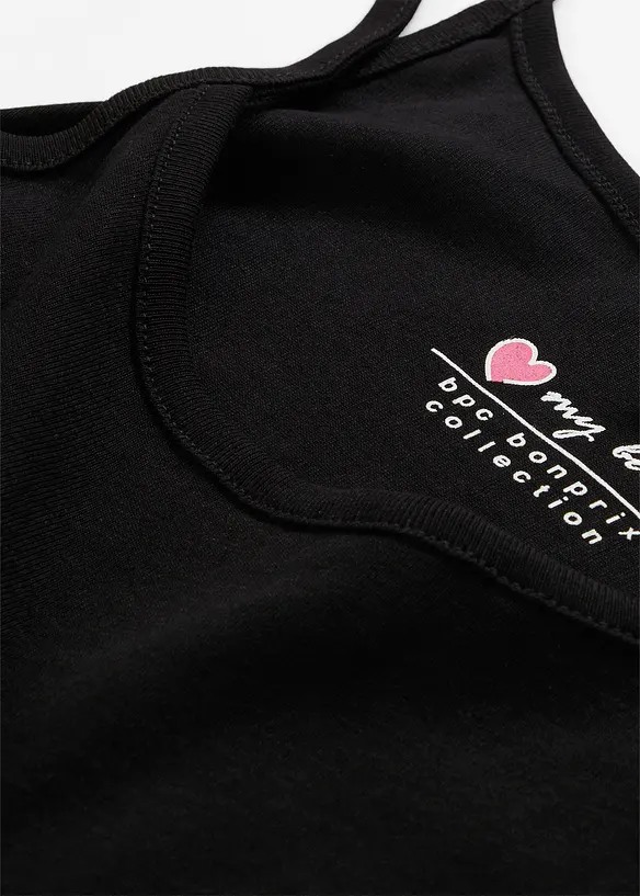 Singlet i 100% bomull (3-pack), bonprix