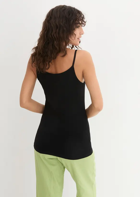 Singlet i 100% bomull (3-pack), bonprix