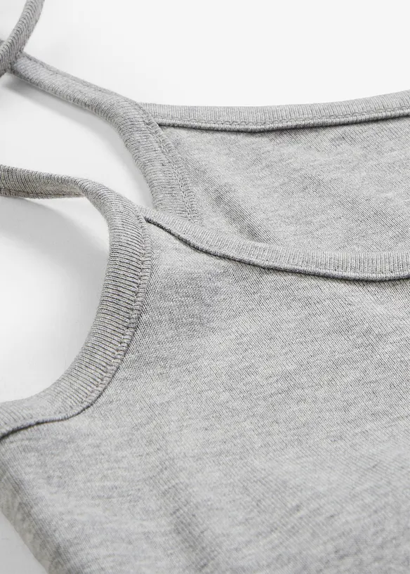 Singlet i 100% bomull (3-pack), bonprix