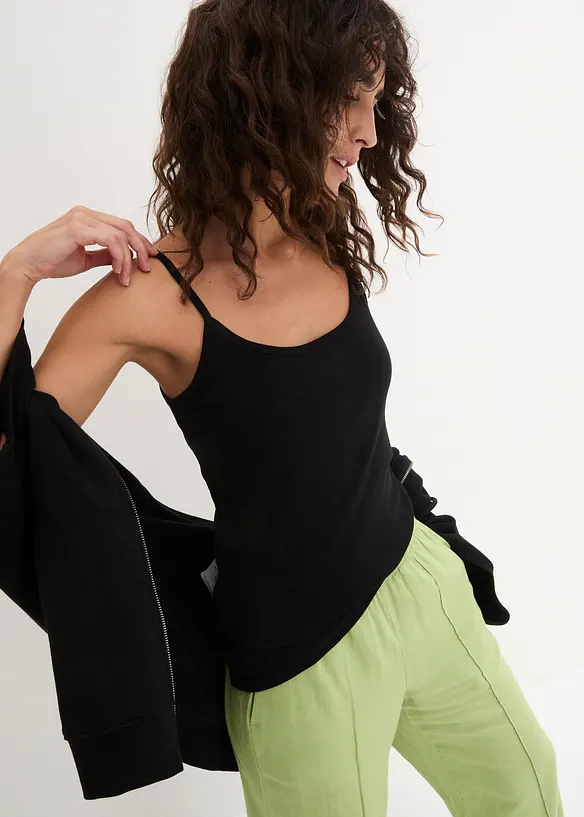 Singlet i 100% bomull (3-pack), bonprix