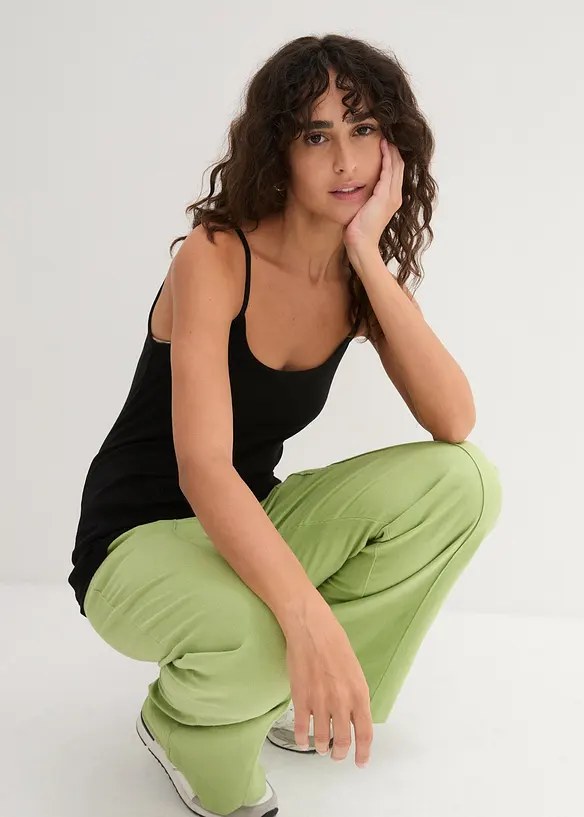 Singlet i 100% bomull (3-pack), bonprix