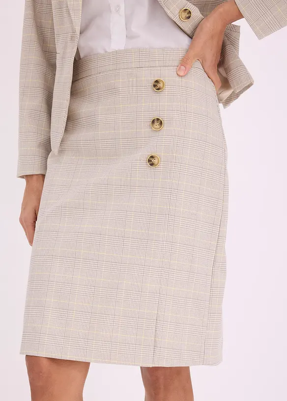 Blyantskj&oslash;rt med ruter, bonprix