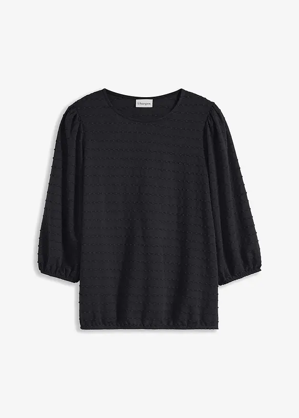Trikot-tunika med strukturm&oslash;nster, bonprix