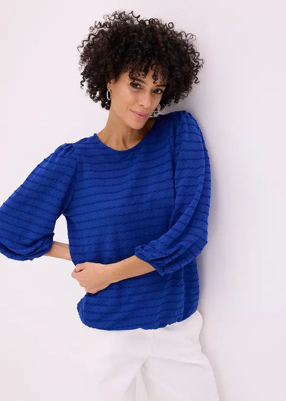 Trikot-tunika med strukturm&oslash;nster, bonprix