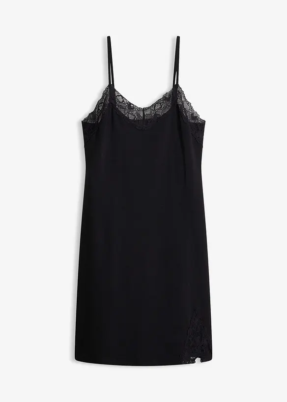 Kort nattkjole med spagettistropper, bonprix