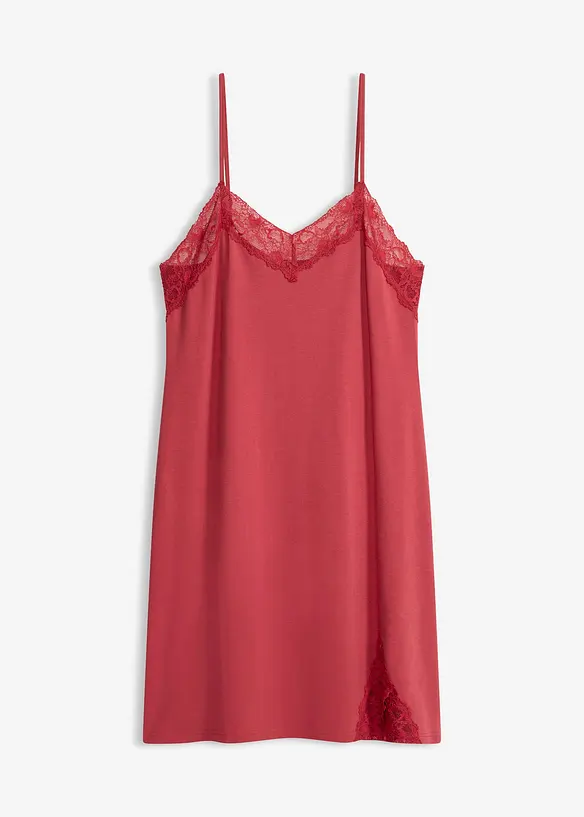 Kort nattkjole med spagettistropper, bonprix