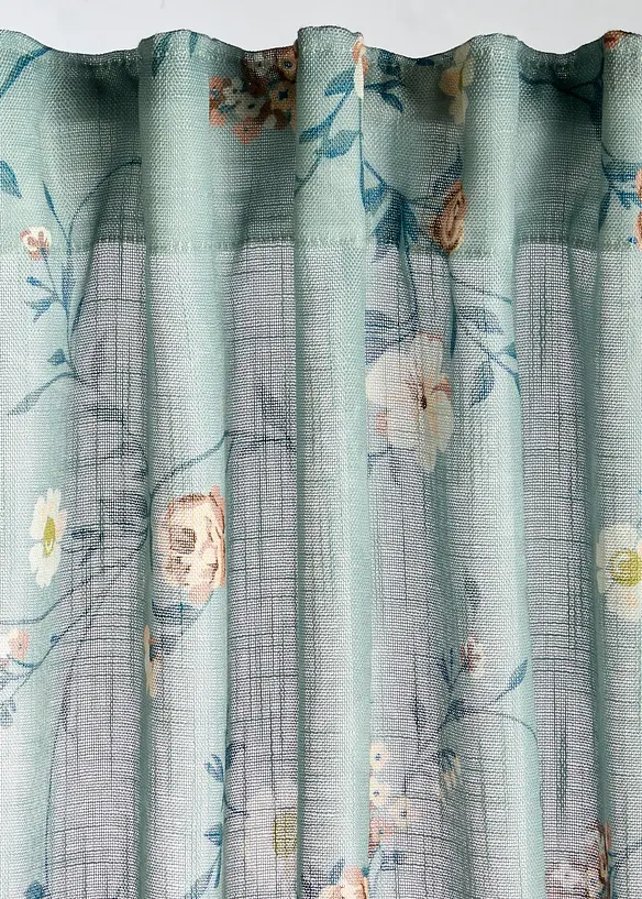 Gardin med blomsterm&oslash;nster (1-pack), bonprix