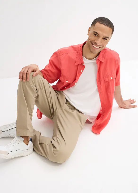 Kortermet skjorte i 100% bomull, bonprix