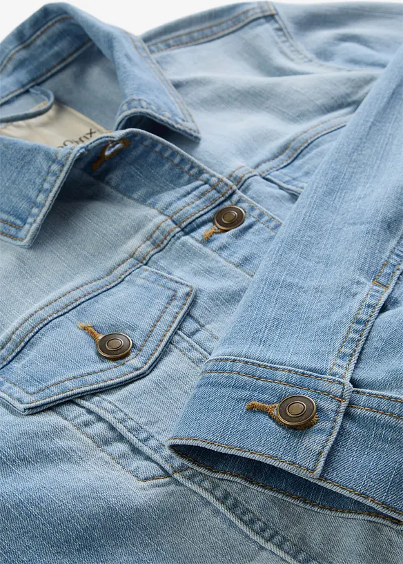 Stretch-jeansjakke, basic, bonprix