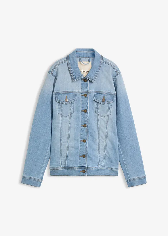 Stretch-jeansjakke, basic, bonprix
