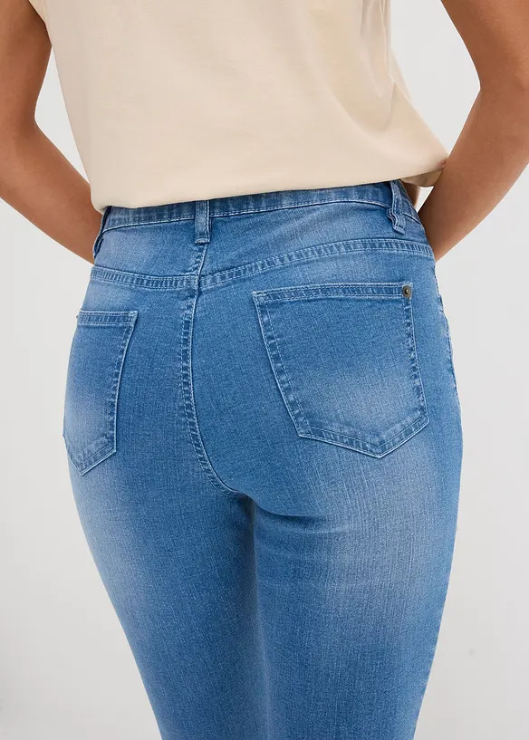 Skinny-jeans High Waist, cropped, bonprix