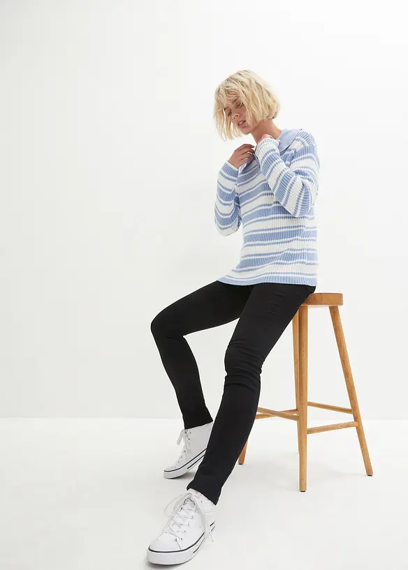 Varm jeans, Skinny, High Waist, formende, bonprix