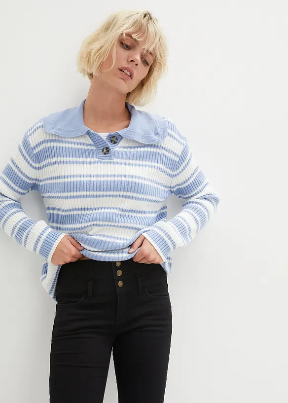 Varm jeans, Skinny, High Waist, formende, bonprix