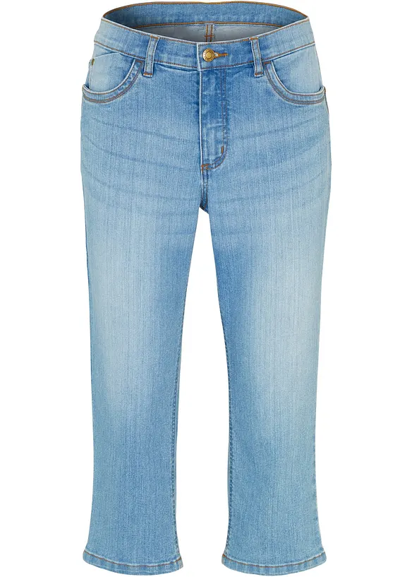 Slim Fit-caprijeans, Mid Waist, bonprix