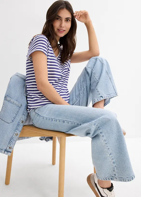 Stripete T-skjorte, bonprix