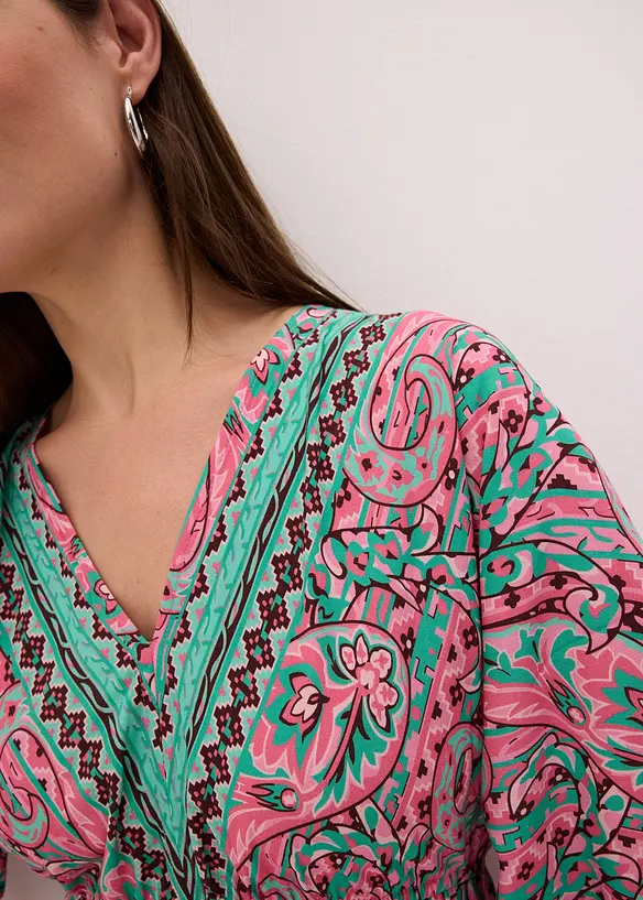 Maxikjole i lett viskose, bonprix