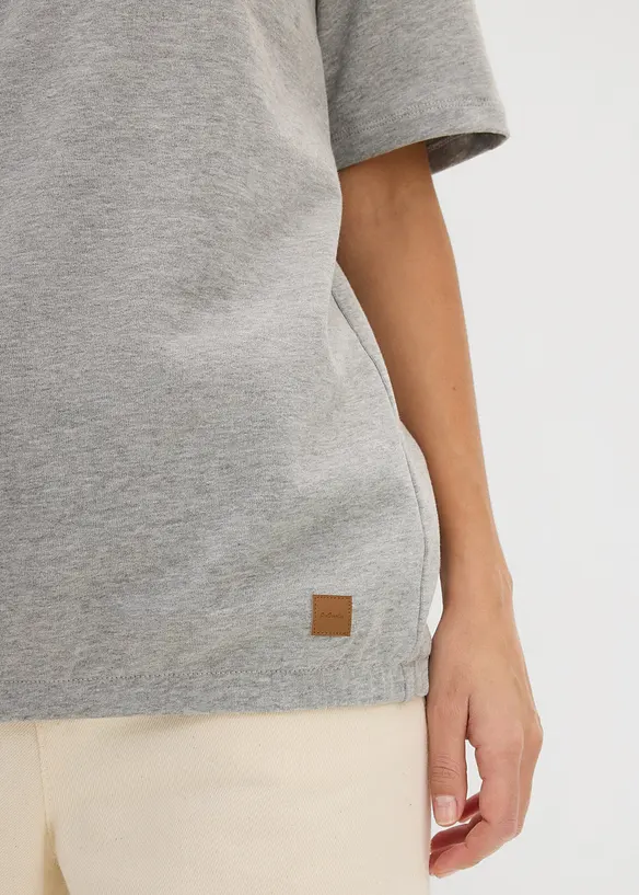 Hettegenser i bomullsmiks, bonprix