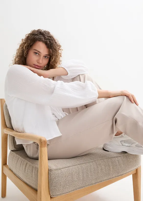 Bolero i musselin, bonprix