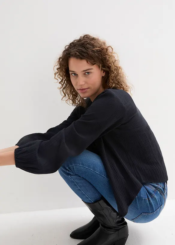 Bolero i musselin, bonprix