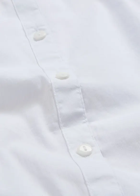 Kortermet bluse med stretch av bomullsmiks, bonprix