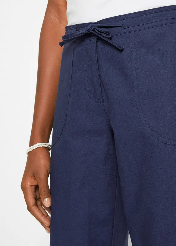 Linbukse, 3/4-lang, bonprix