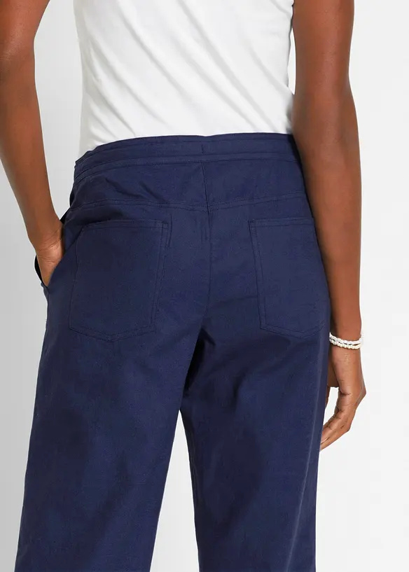 Linbukse, 3/4-lang, bonprix