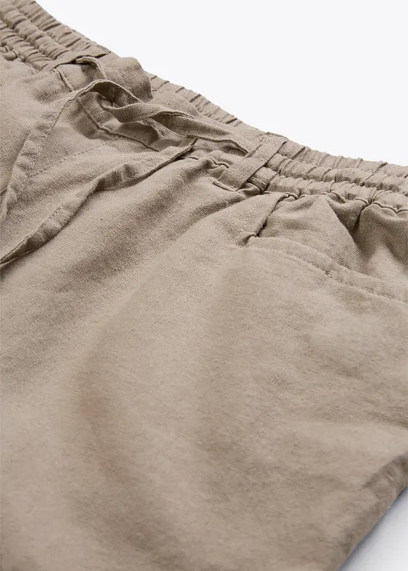 Bermudashorts med lin, bonprix