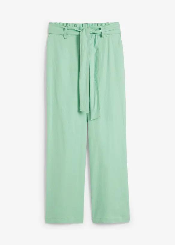 Culotte i luftig linmiks, bonprix