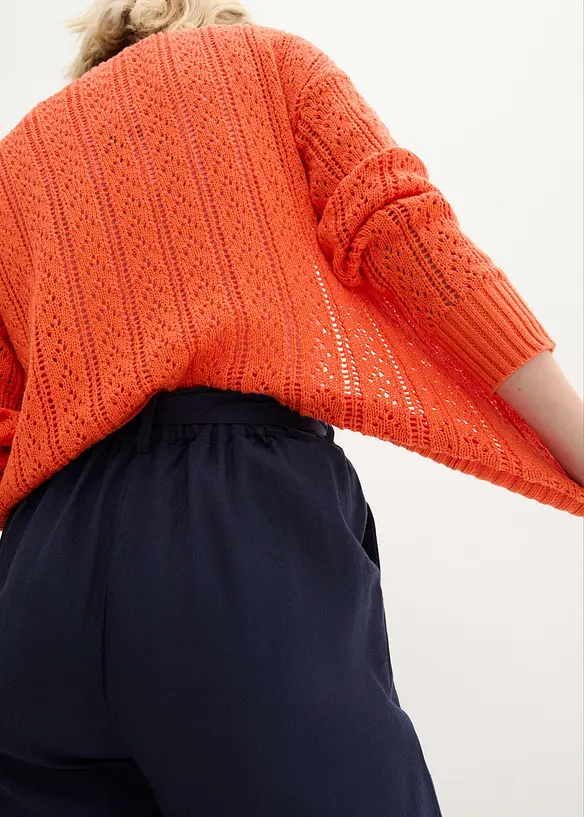 Culotte i luftig linmiks, bonprix