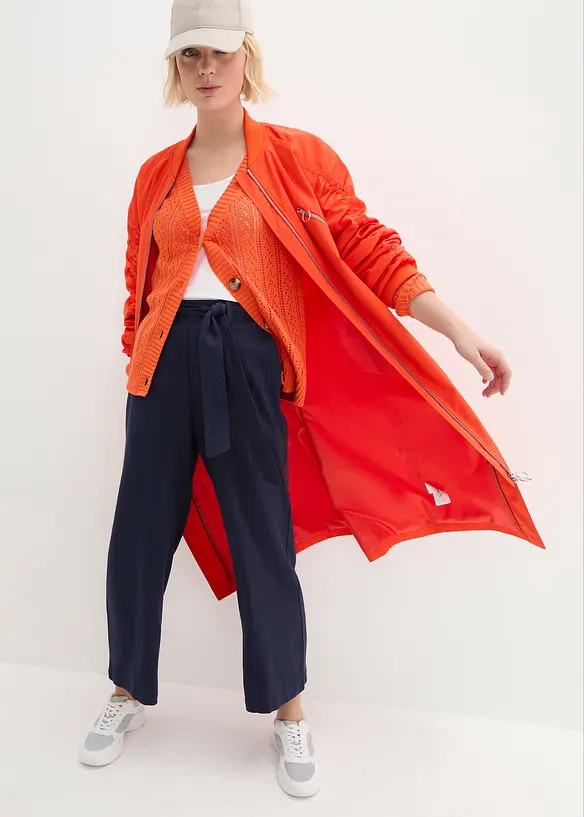 Culotte i luftig linmiks, bonprix