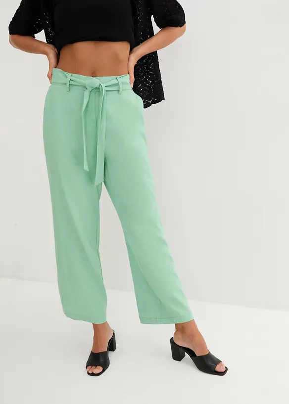 Culotte i luftig linmiks, bonprix