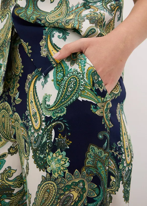 M&oslash;nstret bukse i lett viskose, bonprix